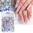 thumbnail image 4 of Jiaroswwei Butterfly Holographic Flakes Nail Glitter Sequins Decor Manicure Tips Slices, 4 of 8