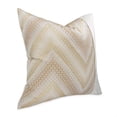 thumbnail image 2 of MICHAEL AMINI Infinity 21x21" Velvet Pillow in Gold/Cream Metallic Set of 2, 2 of 5