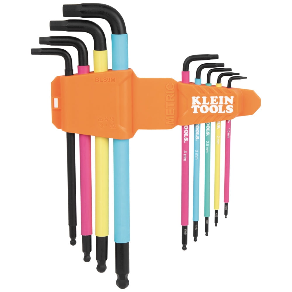 Klein Tools Metric Hex Key Set, 9 Piece