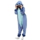 thumbnail image 2 of Pijamas de animal Wishliker para adultos con temática de Halloween color azul, 2 of 2