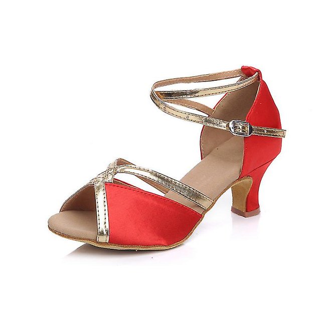 Ladies Performence Comfortable Sandals Non Slip Open Toe Dance Shoes Party Fashionable Latin