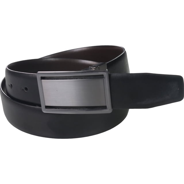 Alfani Hombre Placa Cinturón, Negro, 38 Alfani Medio