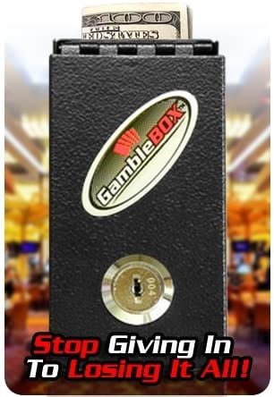 Gamble box Gambling Personal Pocket Cash Drop Lock Box Safe Wallet With Red Velvet Carrying Bag