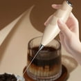 thumbnail image 4 of Homelife Milk Frother Electric Mixer Stainless Steel Blender 2-in-1 Rechargeable Egg Beater Foam Maker for Coffee Latte Cappuccino Hot Chocolate Matcha, 4 of 13