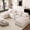 White, variant on Rophefx 134" Oversized U Shaped Modular Sectional Sofa, 6 Seater Chenille Cloud Couch with Storage Console, Cup Holders and USB Ports for Living Room,White