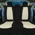 thumbnail image 4 of For Toyota Corolla 2020-2024 FH Group Custom Fit Neoprene Car Seat Covers Waterproof Beige - Rear Seat, 4 of 5