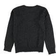 thumbnail image 4 of P.J. Salvage Womens Solid Split Hem Pullover Sweater, Grey, Small, 4 of 5