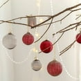 thumbnail image 5 of 6 Pcs Farmhouse Christmas Ornaments Set, 2.36 Inch Rustic Hanging Decorations for Tree, Mantel, Doorways, and Holiday Table Decor, 5 of 6