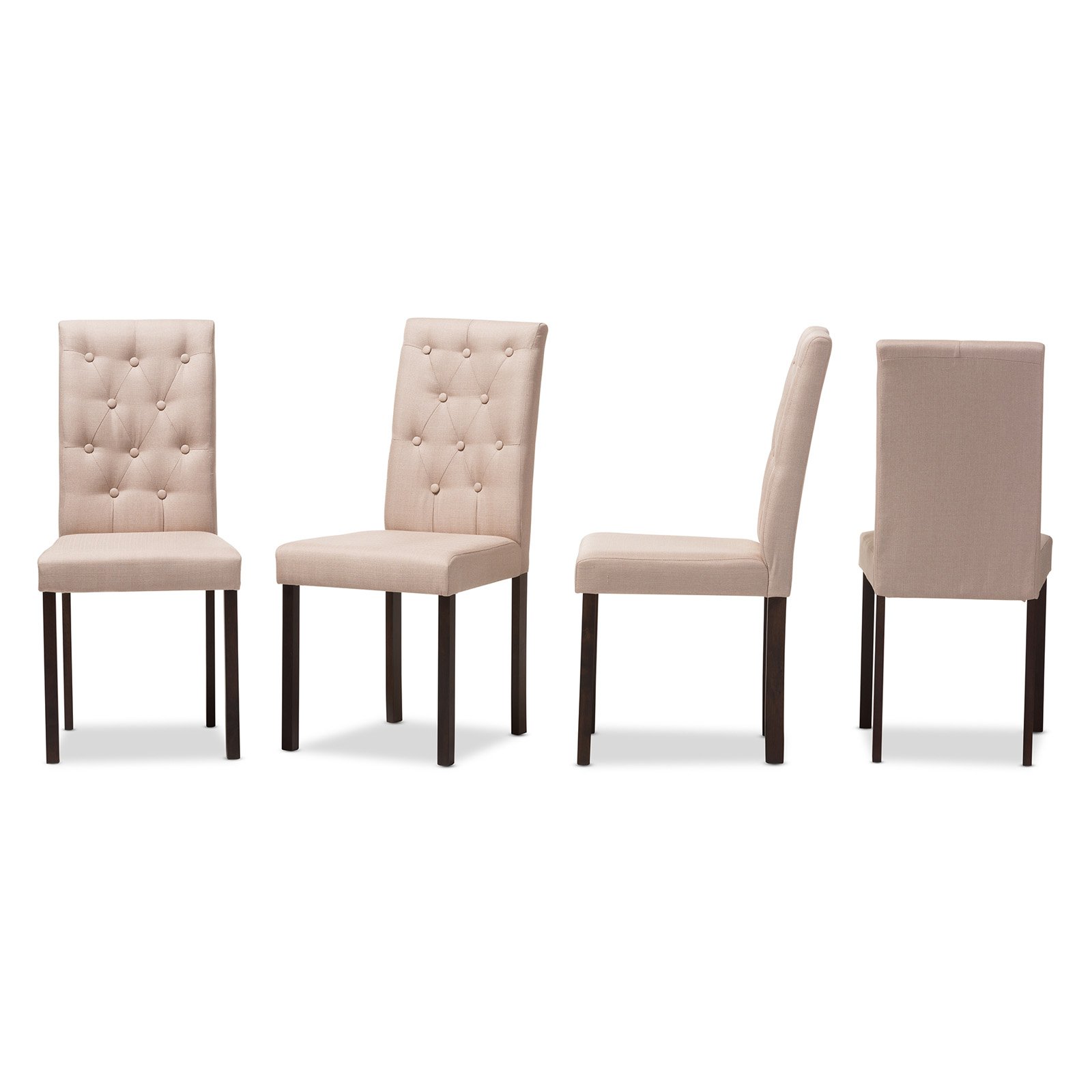 dark brown dining chairs set of 4