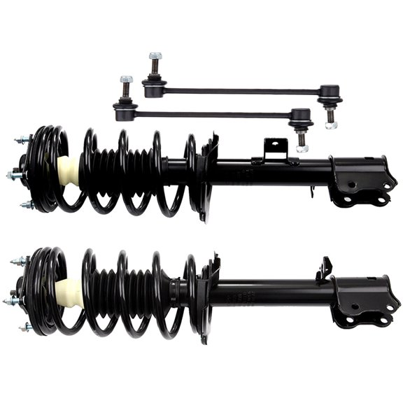 CCIYU Front Strut Spring Assembly Control Arm and Ball Joint Assembly 2001-2004 for Mazda Tribute LX Sport Utility 4-Door Complete Suspension Kit Fits K80104, 171593
