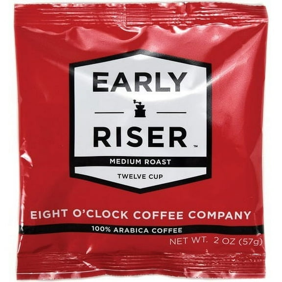 Coffee Pro CFPEOC2012R48 2 oz Eight O Clock Early Riser Coffee - 48 Carton