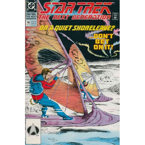 Star Trek: The Next Generation #14 VF ; DC Comic Book