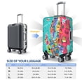 thumbnail image 6 of PAYOHTO Highly Elastic Spandex Suitcase Cover Luggage Cover Large Fits 25 to 28 Inch Cartoon Map of Europe, 6 of 8