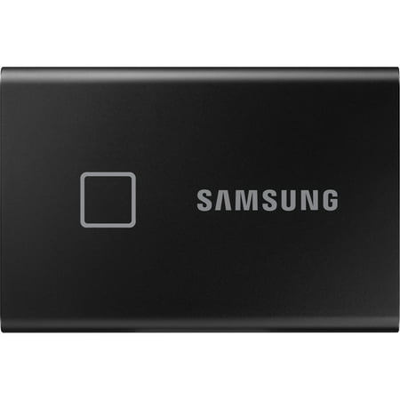 Samsung 500GB Portable SSD T7 Touch USB 3.2, Black