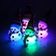 thumbnail image 5 of Paquete de 5 luces de noche navideñas, luces LED multicolores con forma de muñeco de nieve y sombrero, 5 of 5