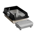 thumbnail image 2 of Stainless Steel Cat Litter Box with High Sides and Step Platform for Small Cats, Nonstick Easy Clean Resistant Pan with Matching Litter Scoop, 2 of 6
