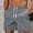 Gray, variant on Viadha Shorts Men Summer Beach Shorts Drawstring Elastic Waist Sweat Shorts with Pockets