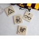 thumbnail image 2 of Set de 4 iconos de Harry Potter, de cerámica, de Coasters Seven20, 2 of 8