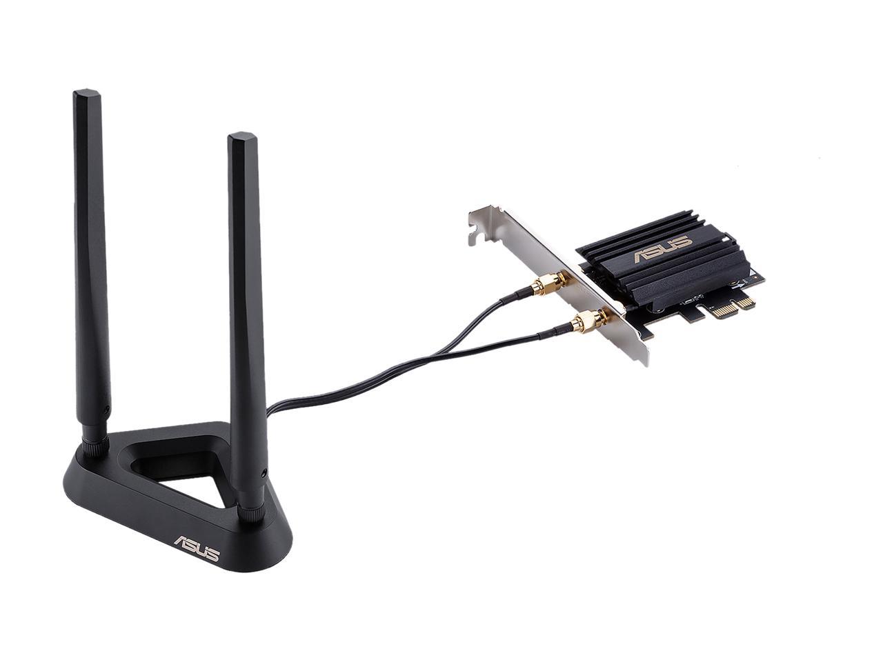 ASUS AX3000 (PCE-AX58BT) Next-Gen WiFi 6 Dual Band PCIe Wireless Adapter with Bluetooth 5.0 - OFDMA, 2x2 MU-MIMO and WPA3 Security - image 4 of 11