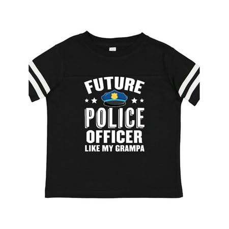 

Inktastic Future Police Officer Like My Grampa Gift Toddler Boy or Toddler Girl T-Shirt