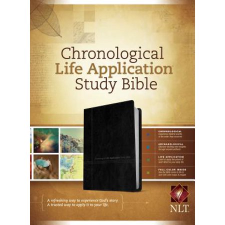 NLT Chronological Life Application Study Bible, TuTone (LeatherLike,