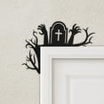 thumbnail image 6 of Luckky Halloween Door Corner Sign Decoration, Fall Door Corner Decor Halloween Door Frame Corner Sign Hanging Ornament for Fall Party Home Window Mirror Right Angle Decorations, 6 of 8