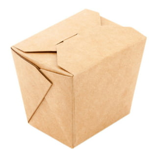 Restaurantware Bio Tek Oval Kraft Paper Lid - Fits Serving Container - 100 Count Box