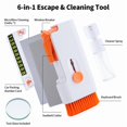 thumbnail image 3 of Window Breaker Seatbelt Cutter with Cleaning Brush, All in 1 Car Glass Breaker Kit, 3 of 5