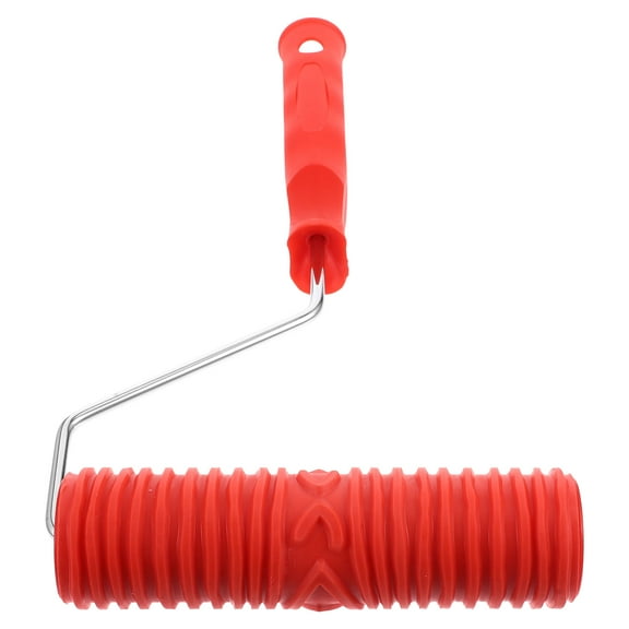 Mobutofu Red Empaistic Painting Roller 1Pack for Stencil Roller and Coating