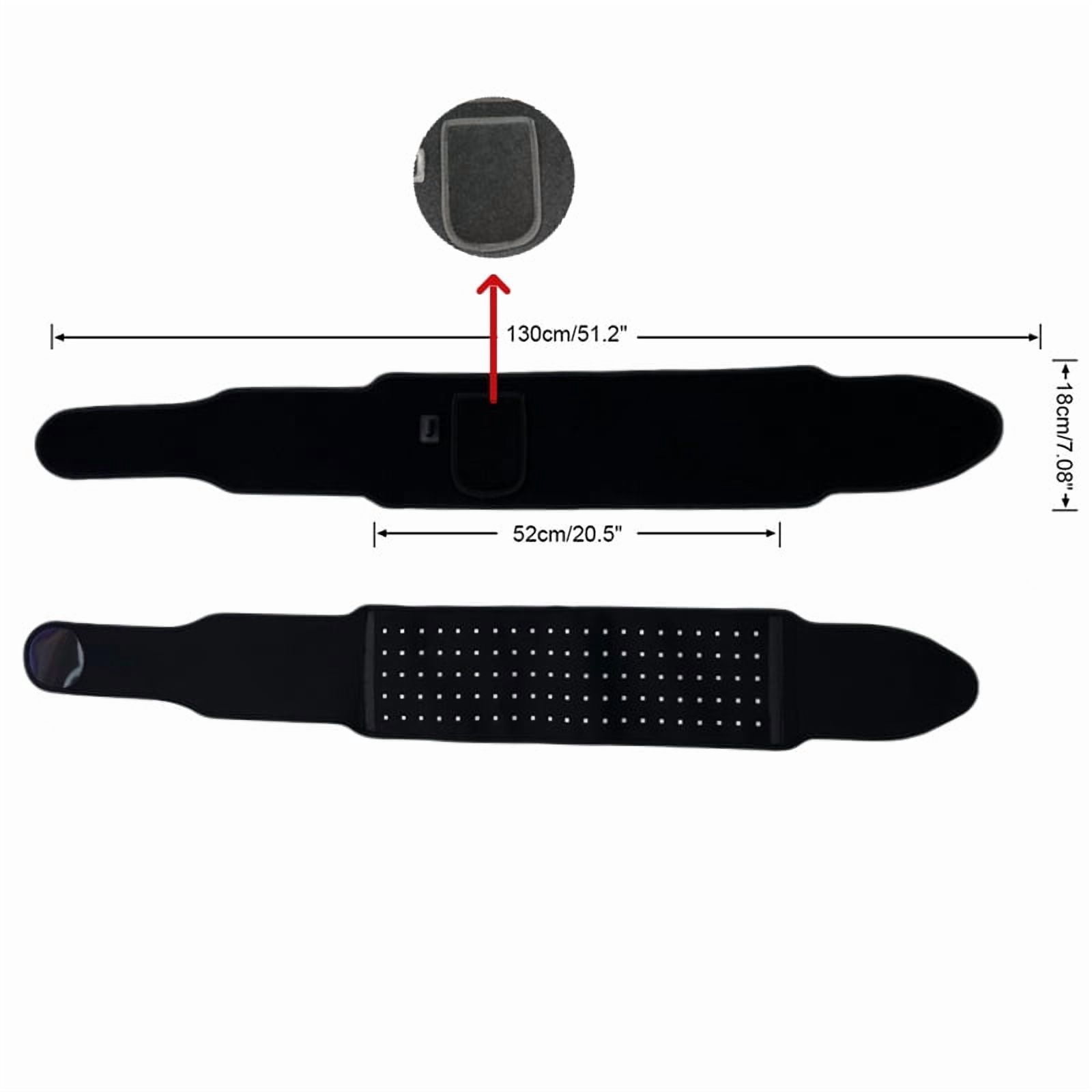 Ergonomic Red Light Wrap for Soothing Warmth, Contoured Wellness Belt for At-Home Relaxation, Uniquely Shaped for Shoulders, Back, and Legs
