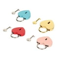 thumbnail image 4 of Heart Shaped Lock4pcs Heart Shaped Lock Small Lockswith Keys Heart Lock Highly Versatile, 4 of 8