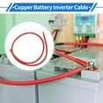 thumbnail image 7 of Unique Bargains 1 Pc 6 AWG Gauge 3FT Tinned Copper Battery Inverter Cable 3/8" Lug Universal Red, 7 of 7
