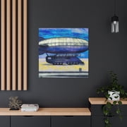 Lofty Art Deco Blimp - Canvas