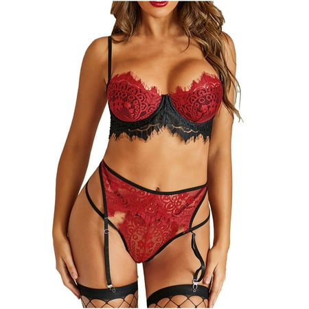 

Toyfunny New Fashion Splicing Lace Lingerie Underwear Sleepwear G-string Pajamas Garter