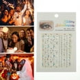 thumbnail image 5 of Unique Bargains 1 Pc Irregular Face Rhinestone Stickers for Concert White Assorted Color, 5 of 5