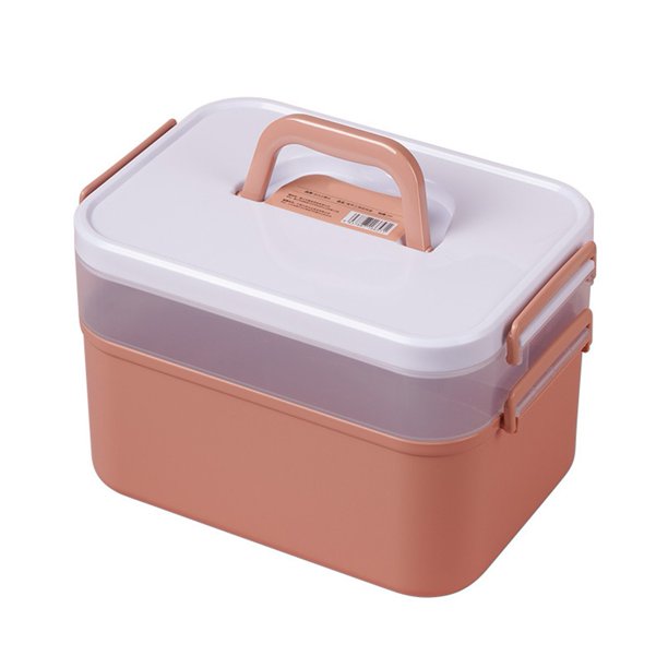 Caja de almacenamiento de herramientas de arte en uñas caja de almacenamiento multifuncional portátil de gran capacidad