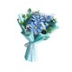 thumbnail image 4 of Ramo de flores de ganchillo de 17,7 pulgadas, tejido a mano, bendición eterna Azul, 4 of 9