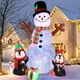 thumbnail image 1 of Muñeco de nieve aeroWo inflable navideño con forma de pingüinos de 1,8 m con luces LED, 1 of 8