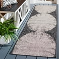 thumbnail image 3 of SAFAVIEH Courtyard Jaymz Radiant Indoor/Outdoor Area Rug, Beige/Black, 2' x 3'7", 3 of 10