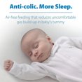 thumbnail image 3 of Dr. Brown's Natural Flow Anti-Colic Options+ Wide-Neck Bottle Essentials Gift Set with Breast-Like Nipple,100% Silicone HappyPaci Pacifier and Baby Bottle Travel Caps, 3 of 8