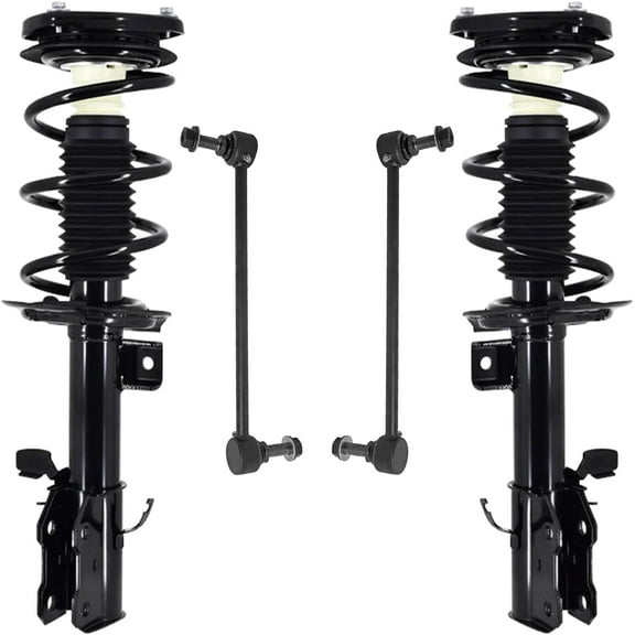 Detroit Axle - AWD Front Struts Kit for Ford 2020 2021 2022 Escape [1.5L], 2 Struts with Coil Spring Assembly 2 Stabilizer Sway Bar End Links Replacement Suspension Kit