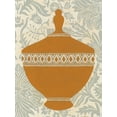 thumbnail image 2 of Vess, June Erica 12x14 Black Ornate Wood Framed with Double Matting Museum Art Print Titled - Pottery Patterns I, 2 of 4