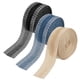 thumbnail image 1 of Cinta de Dobladillo Instantánea Uxcell para Planchar, Cinta Adhesiva sin Coser para Pantalones, Tiras Negras Amarillas Azules, 3 Pcs, 5.5 Yard, 1 of 7