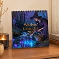 thumbnail image 3 of 2027 Desk Calendar, Monthly Planner, Witch Art, Paper Binding, Tabletop Desktop Decor for Home and Office Organization, 3 of 7