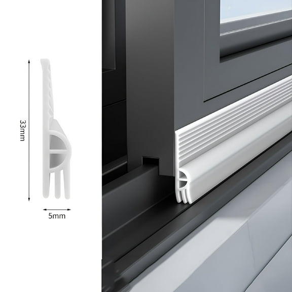 ICERUN 2026 New Sliding Door and Window Sealing Strips Windproof Thermal Insulation Film for Door Insulation,Window Sealing,Energy Saving,Temperature Control,Noise Reduction,Home Improvement