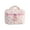 K, variant on Large Capacity Makeup Bag Bows Cosmetic Bag Handheld Travel Toiletry Bag Change Purse Makeup Storage Bag Wash Bag