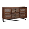 thumbnail image 3 of Muyal Recycled Mango Wood Sideboard with 4 Drawers and 2 Doors, 3 of 5