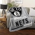 thumbnail image 3 of NBA Brooklyn Nets Throw Blanket 50" x 60", 3 of 4