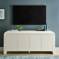 thumbnail image 4 of Waterflute Sideboard Cabinet in White Matte, 4 of 10