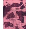 thumbnail image 1 of Ahgly Company Indoor Rectangle Abstract Dark Pink Abstract Area Rugs, 2' x 3', 1 of 6